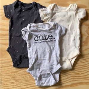 Onesies (set of 3)